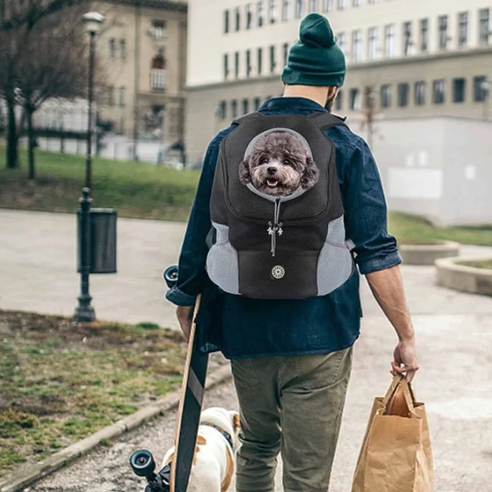 Pet Carrier Backpack Berry Red Small